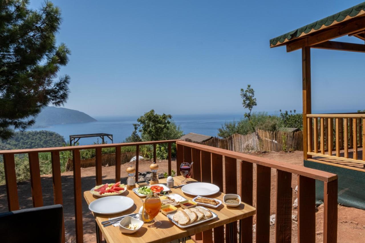 Goat Bungalow And Camping Hotel Faralya Kültér fotó